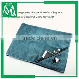 Super Cheap Gym Towels With Zip Fitness Towel Pockek thumbnail-1