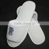 Open Toe Customize Guangzhou Disposable Hotel Towel Slippers Wholesale thumbnail-3
