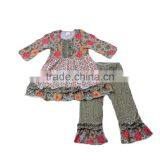 Girls Cheap Boutique Fall And Winter Outfits 2017 Ruffles Outfits thumbnail-1