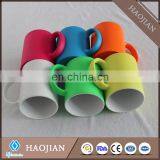 11oz Colorful Mugs With White Decal Panel for Sublimation thumbnail-5