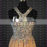 CE738 Hot Real Pictures of Sexy Halter Short/Mini Bling Beaded Cocktail Dress thumbnail-5