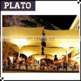 Italy Design Coffee Shop Umbrellas/LED Square Tulip Umbrellas for Outdoor Ecents thumbnail-1