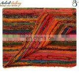 Wholesale Recycled Chindi Carpet Floor Area Rag Rug Indian Home Decor Cotton Mat Hand Woven 5'x3' Runner Mat thumbnail-2