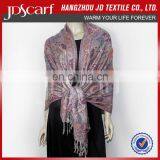 China Manufacturer Spring Winter New Design Viscose Shawl With Lurex thumbnail-3