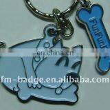 2015 Promotion Metal Pig and Bone Shape Soft Enamel Keychain, Trade Assurance Professionally Custom Make Keychain China Factory