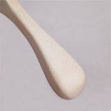 New Wholesale Good Quality Unique White Wooden Hanger for Clothes Adult Garment Rack With Metal Hook Custom LOGO thumbnail-4