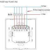 Smart WIFI Touch Wall Switch Eruope and UK Standard/1-4 Ways thumbnail-3