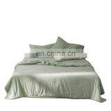 Wholesale Comforter Folded Soft 100% Cotton Knitted Lightweight Coverlet For All Season Quilt thumbnail-2