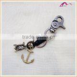 Fashion Personalized Rudder Keychains With Turtle Pendant For Men thumbnail-2