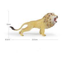Hand Painting ODM OEM Soft Vinyl Original Design Lion Wild Animal Model Toys Filled With PP Cotton Gift for Kids thumbnail-5