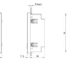 Smart Building 3-phase 96*96 Panel Mounted Digital Output Watt Meter 0-300v Voltmeter thumbnail-2