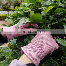 HANDLANDY Women Leather Rose Pruning Gloves Ladies Leather Garden Gloves Girls Driving Leather Gloves thumbnail-5