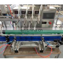 Automatic Water Liquid Bottle Filling Machines Magnetic Pump Corrosive Liquid Filler With Conveyor Belt
