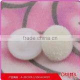Fashion White Fuzz Button for Lady thumbnail-1