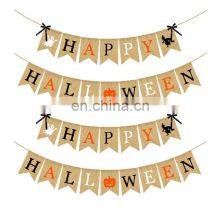 Linen Party Pumpkin Plant Ghost Cute Tabletop Outdoor Retro 2021 Halloween Decorations thumbnail-3