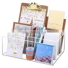 Desk Organizer for Pen Desktop Multi-Functional Acrylic Office Desk Organizer Makeup Organizer
