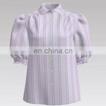 2022 New Arrival 100% Cotton Yarn Dyed Crepe Design thumbnail-4