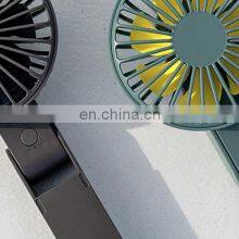 Personal Hand Free Electric Fan Rechargeable Battery Powered Pocket Fan 3 Wind Speeds Oscillating Portable USB Mini Handheld Fan thumbnail-2