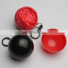 Plastic Emergency Rain Disposable Raincoat With Golf Ball and Keychain thumbnail-3