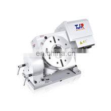 Horizontal Tjr Cnc Rotary Tables 5th Five Axis Rotary Table Machine MTHR-255 Manual Tilt 5 Axis Rotary Tilting Tables thumbnail-1