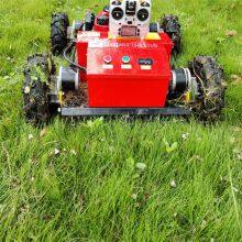 Remote Control Mower With Tracks, China Remote Control Lawn Mower Price, Remote Control Slope Mower Price for Sale thumbnail-2