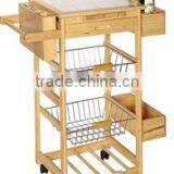 Wooden Kitchen Trollay thumbnail-1