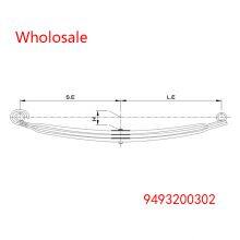 9493200302 Heavy Duty Vehicle Front Axle Wheel Parabolic Spring Arm Wholesale For Mercedes Benz thumbnail-4