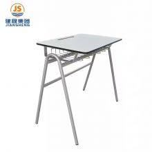 JS Hot Sell 2 Person School Double Table University Classroom Furniture School Student Desks thumbnail-3
