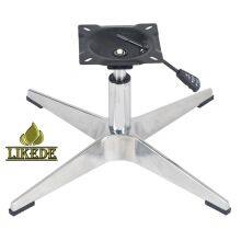 Hot Sale Aluminum Outdoor Swivel Chair Base for Lift Chair Recliner Fixed Office Chair With Quality Metal Base for Living Room