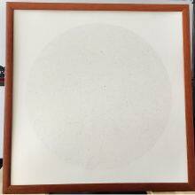 50* 50 cm Xuan Paper Red Color Rosewood Burly Wood Wooden Frame thumbnail-4