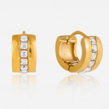 No Fade Gold Plated Stainless Steel Earrings - Waterproof Tarnish-Free Fashion Jewelry thumbnail-5