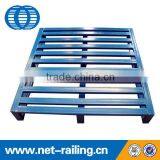 Euro stackable storage sheet metal pallets with side