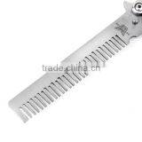 Pro Salon Stainless Steel Folding Practice Training Butterfly Comb thumbnail-5