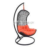 Patio Rattan Sofa Wicker Hanging Chair Stand Outdoor Hanging Lounge Chair thumbnail-2