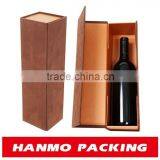 2 Bottle Leather Wood Material Magnetic Wine and Bottle Opener Box thumbnail-2