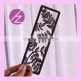 Laser Cut Leaf Metal Paper Bookmark SQ-8 From Haoze