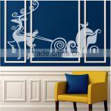 ALFOREVER Christmas Santa's Sleigh Decal - Christmas Decal thumbnail-1