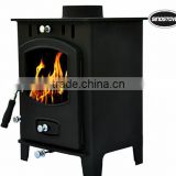 CE free standing stainless steel wood burning stoves/ smokeless wood stoves