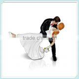 Romantic Design Wedding Dancing Couple Figurine Cakes Toppers thumbnail-1
