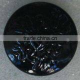 15mm Fashion Style Black Metal Button