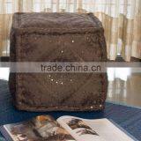 Indian Handmade Ottomans With Handmade Embroidred and Mirror Work All Over thumbnail-1