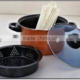 Cooking Pasta Pot Pan With Steam Basket
