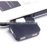 Factory Price Hot Selling Mini Multifunctional Square 4-Port USB 2.0 Ultra Hub USB thumbnail-2