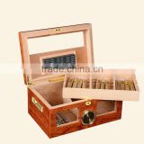 China new designed factory wholesale wooden cigar humidor