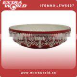 Ceramic Christmas Popcorn Bowls