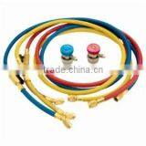 Refrigerant Charging Hoses With Shut-off Ball Valves(suitable ForR410A / R407C / R22)