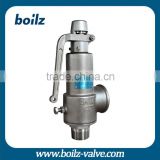 Stainless steel screw ending safety valve