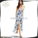 Wholesale Price Summer Sexy Women Dresses Printed Beach Dress For Women thumbnail-1