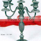 Candelabra 5 Candle, Wedding Candelabra,candle Holder, Candelabra thumbnail-1