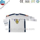 Hockey Jersey Sports Shirt, Fast Drying/Sweat Absorbing, Customized Printings Are Accepted